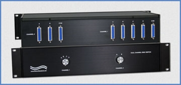 Dual Channel RS530 DB25 A/B/C/D and A/B Switch, Model 9251 